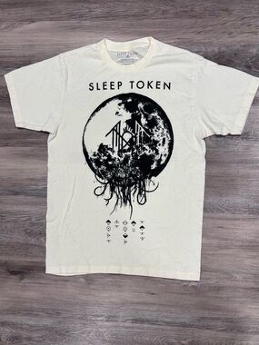 Sleep Token “Take Me Back To Eden” Tracklist T -Shirt  Size Medium Band Tee
